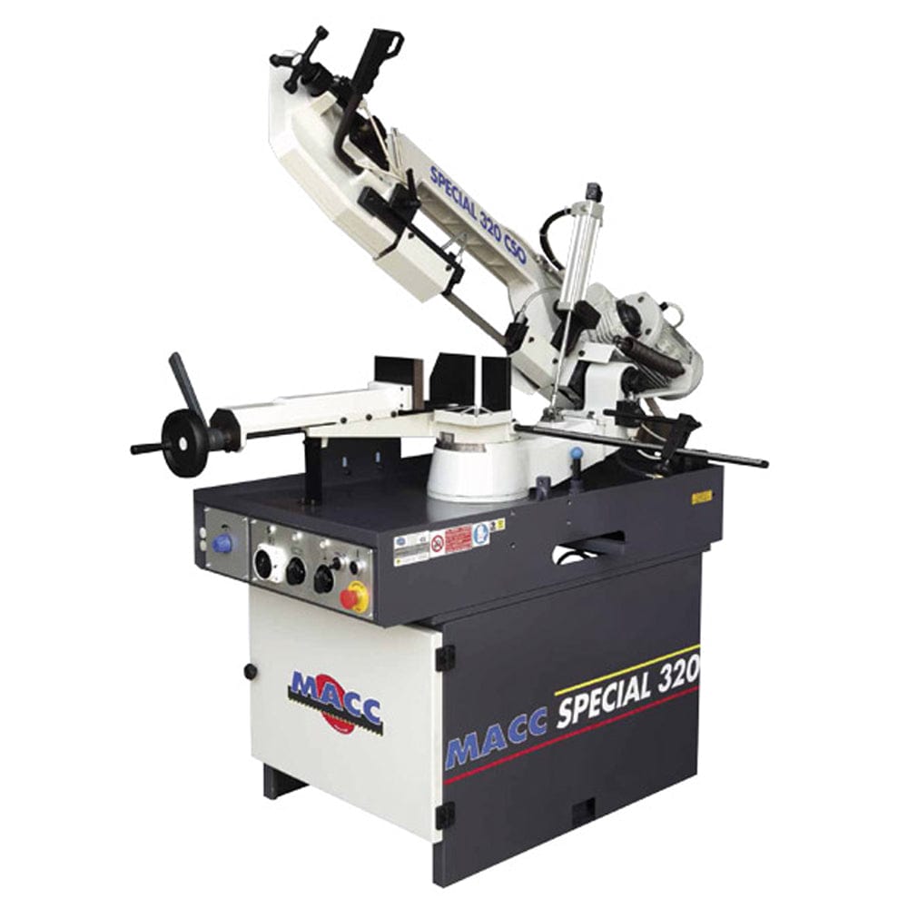 300mm x 170mm Capacity Industrial Swivel Head Metal Bandsaw 240V MB-320CSO-1 by MACC