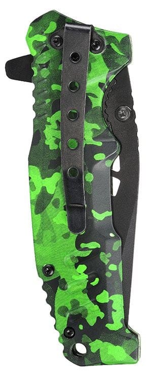 Folding Pocket Knife Camo Green 1010-CAMOG by Maverick Tools
