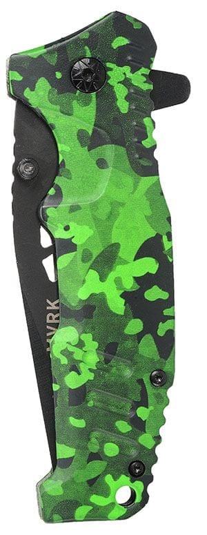 Folding Pocket Knife Camo Green 1010-CAMOG by Maverick Tools