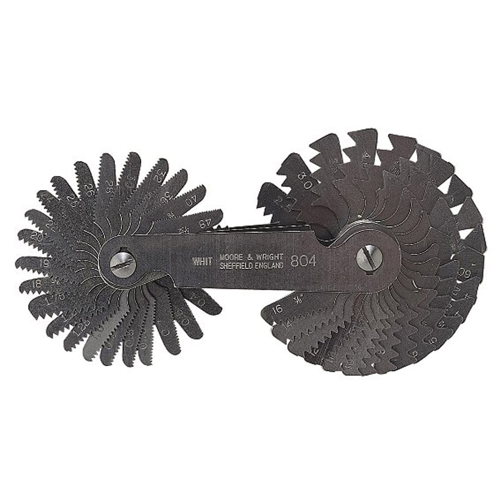 Imperial Screw Pitch Gauge (28 Blades) MW-800 by Moore & Wright