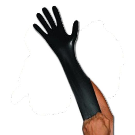 Black Nitrile Disposable Gloves by TGC®