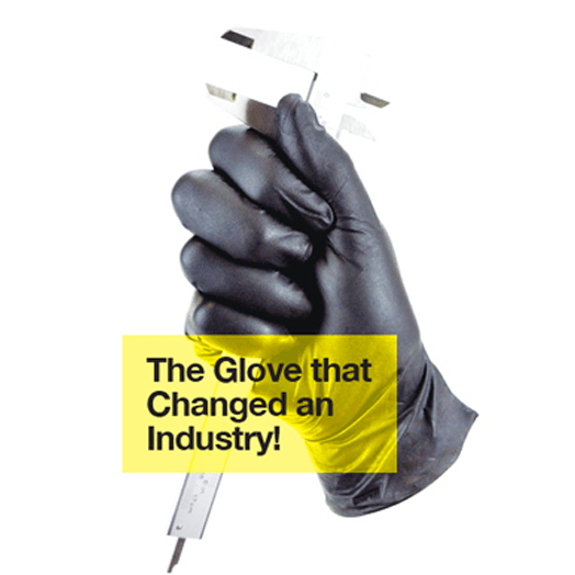 Black Nitrile Disposable Gloves by TGC®