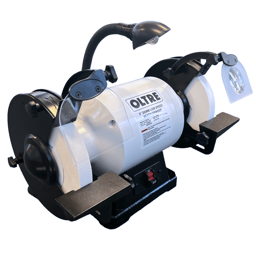 Oltre 200mm (8″) 1HP Low (Slow) Speed Bench Grinder OT-BG-200