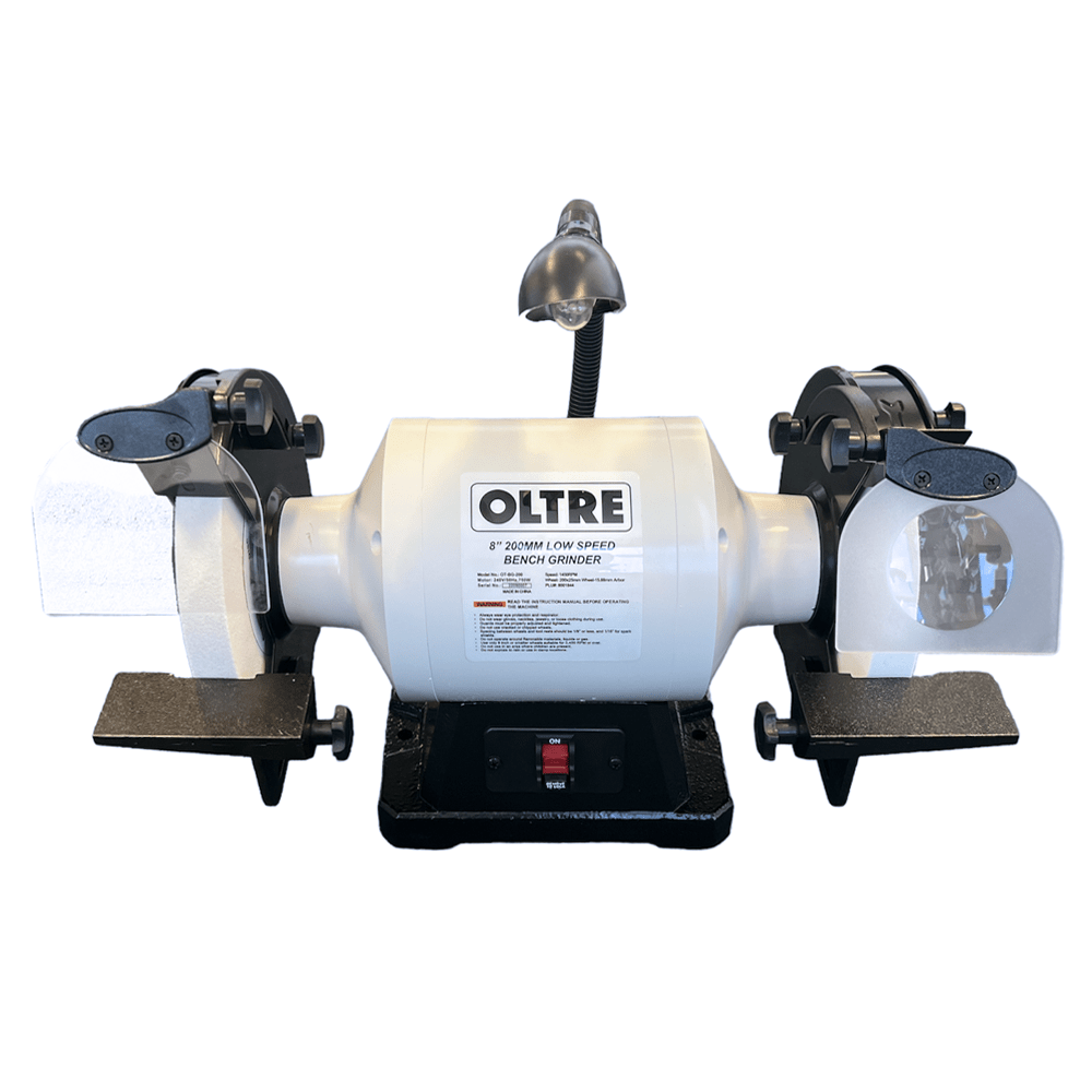Oltre 200mm (8″) 1HP Low (Slow) Speed Bench Grinder OT-BG-200