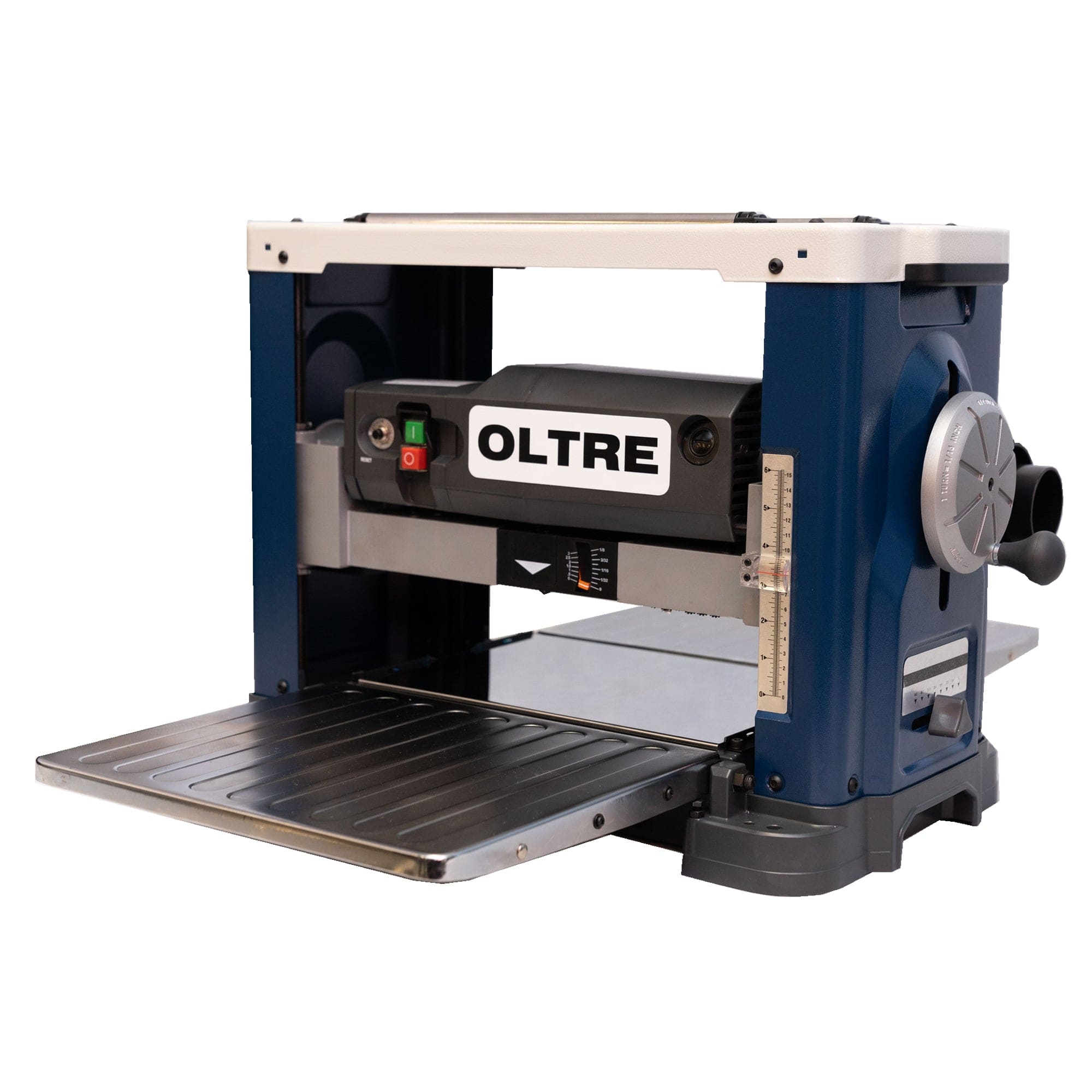 Oltre 330mm (13") Benchtop Thicknesser with Segmented Helical Style Cutter Head 240V OT-TH-330