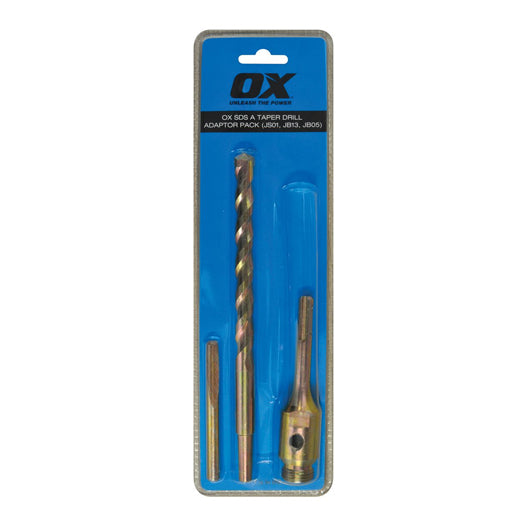 SDS Plus Taper Adaptor Pack OX-JS03-13 by Ox