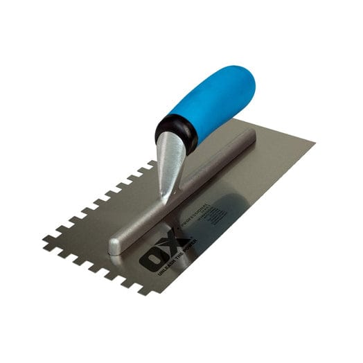 12x12 Notch Trowel OX-P013412 by OX Professional