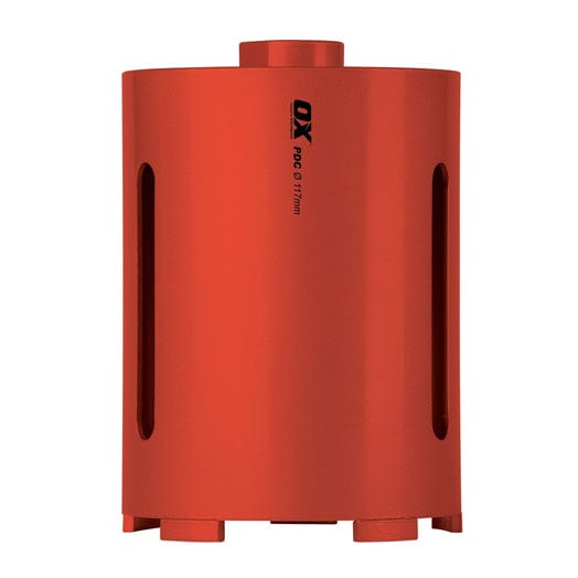 117mm Dry Core Drill Bit OX-PDC-117 by Ox
