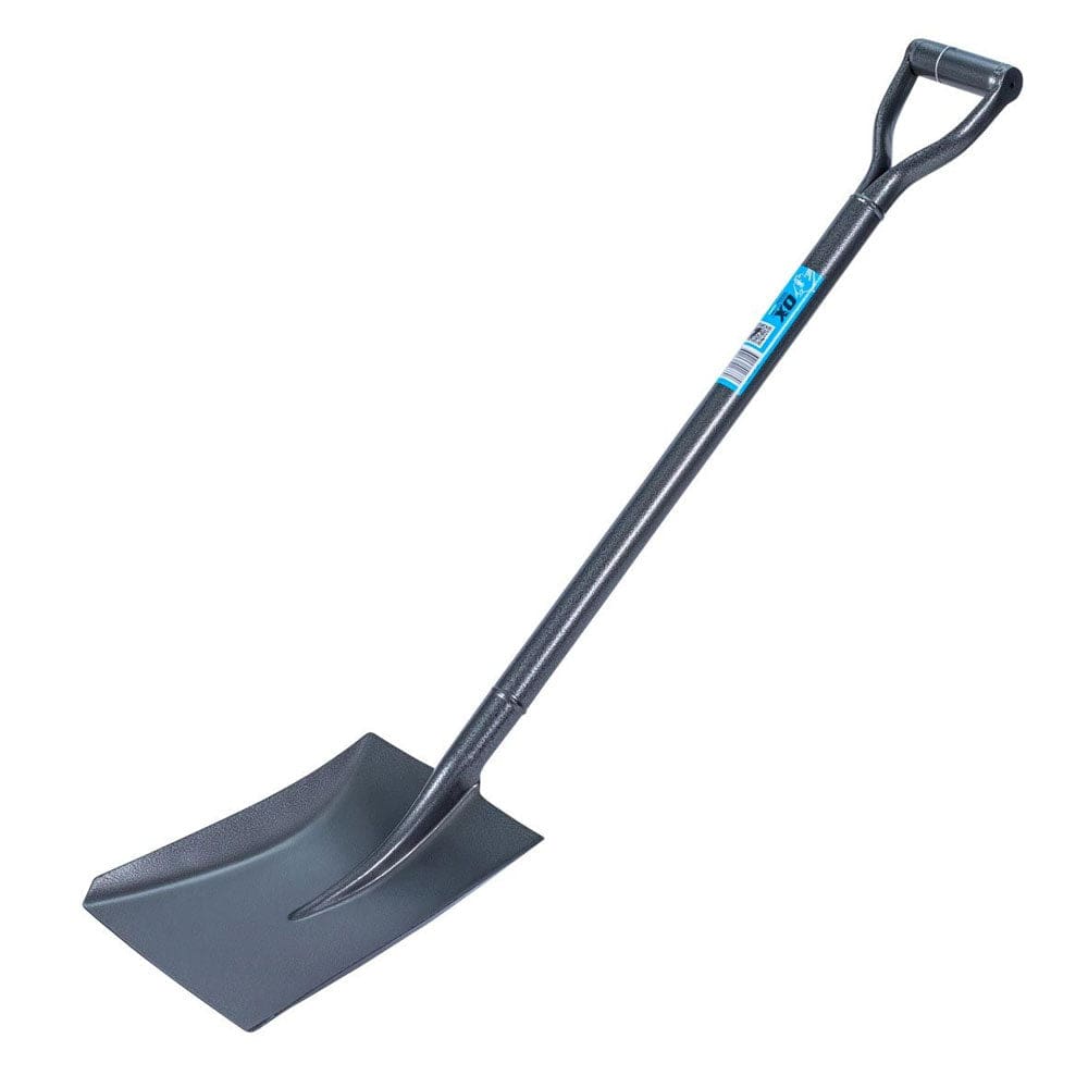Concretors Hammertone Steel Square Mouth Shovel D Handle OX-T281307 by Ox