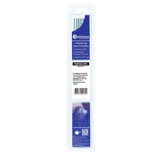 3.2mm x 8 Rods (Handy Pack) Stainless Steel 316L Welding Electrodes P2-316L32 by Weldclass