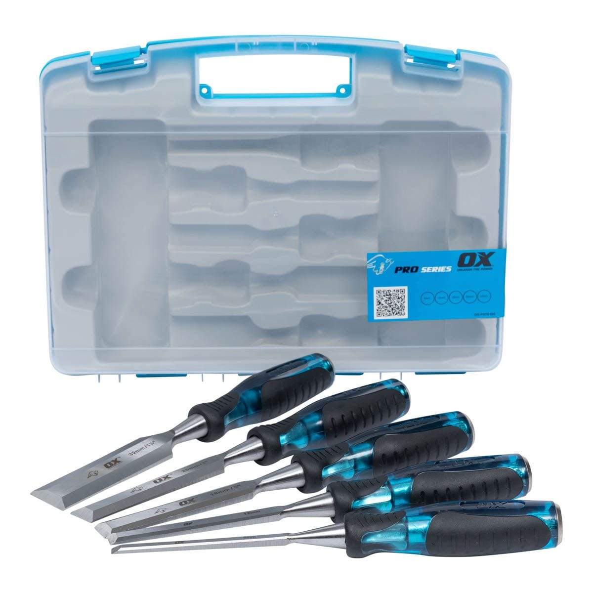5Pce Woodworking Chisel Set OX-P370105 by OX