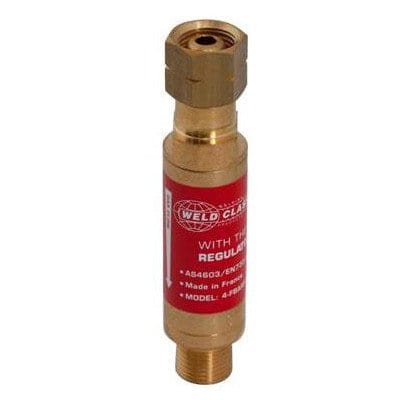 Flashback Arrestor Fuel Regulator/Fuel P4-FBARF2 by Weldclass