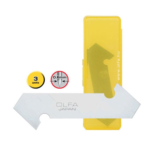 3Pce Blade suit PB-800 Plastic / Laminate Knife PC-800 PC-L by Olfa