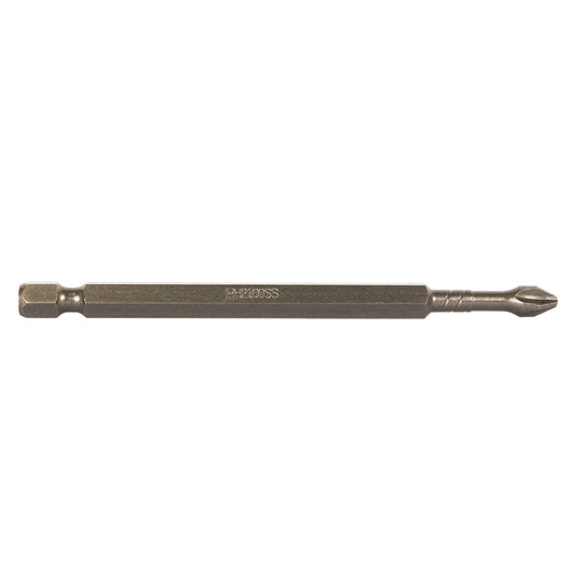 10Pce No. 2 x 100mm Thunderzone Phillips Impact Power Bit PH2100SSH by Alpha