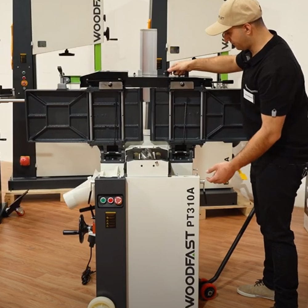 Woodfast 310mm (12") Combination Planer & Thicknesser with Spiral Head Cutter Block PT310A