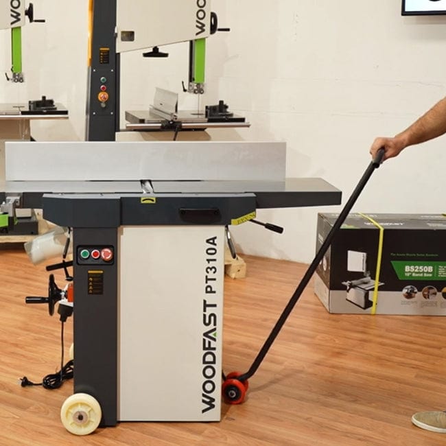 Woodfast Mobility Wheel Kit with Hand Tow Bar suit PT260 / PT310 / PT410A Planer & Thicknesser