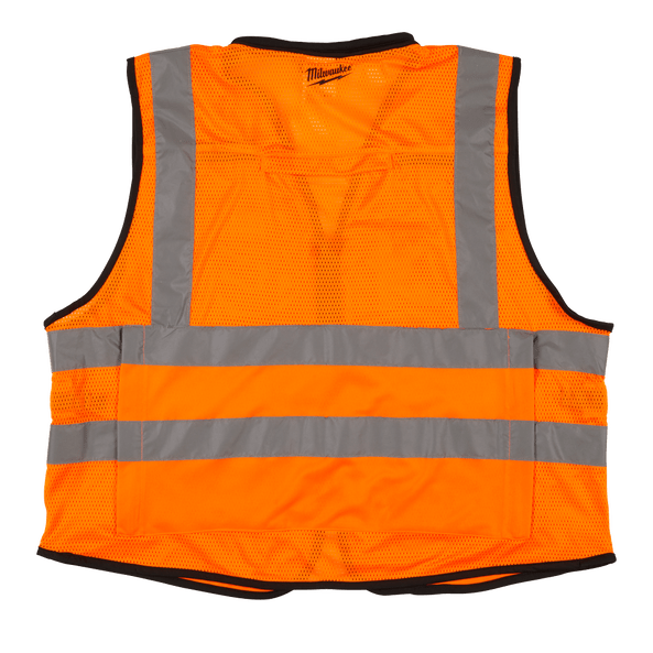 Premium High Visibility Orange Safety Vest by Milwaukee