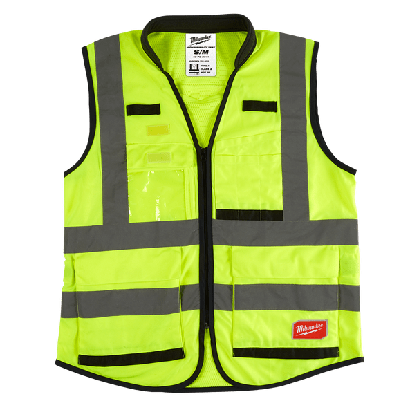 Premium High Visibility Yellow Safety Vest by Milwaukee
