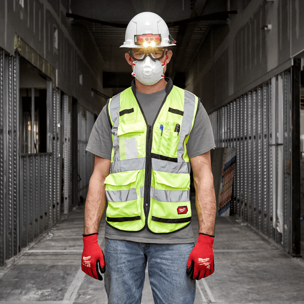 Premium High Visibility Yellow Safety Vest by Milwaukee