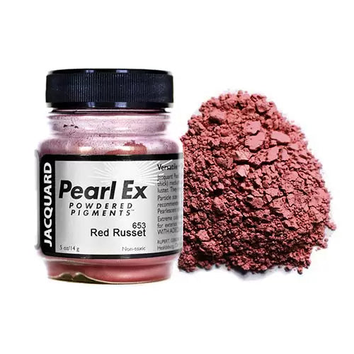 21g 'Red Russet' 653 Pearl Ex Powdered Pigment by Jacquard