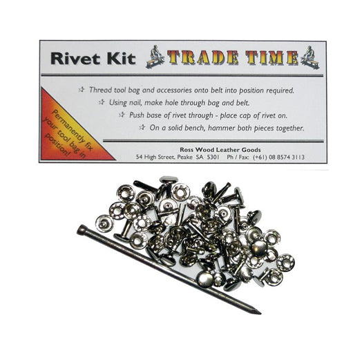 Rivet Kit Ideal For Permanently Fixing Tool Bag In Position
