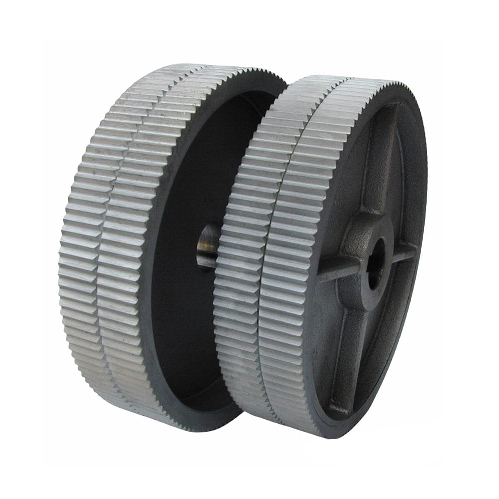 ToughCut 175mm Dia. x 40mm Serrated Replacement Roller Set (2Pce) suit Bandsaw Re-Saw Power Feed RS18-TC