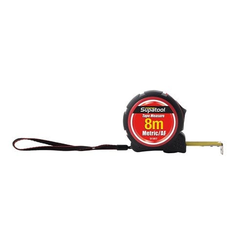 8m Tape Measure (Metric & Imperial) S11017 by Supatool