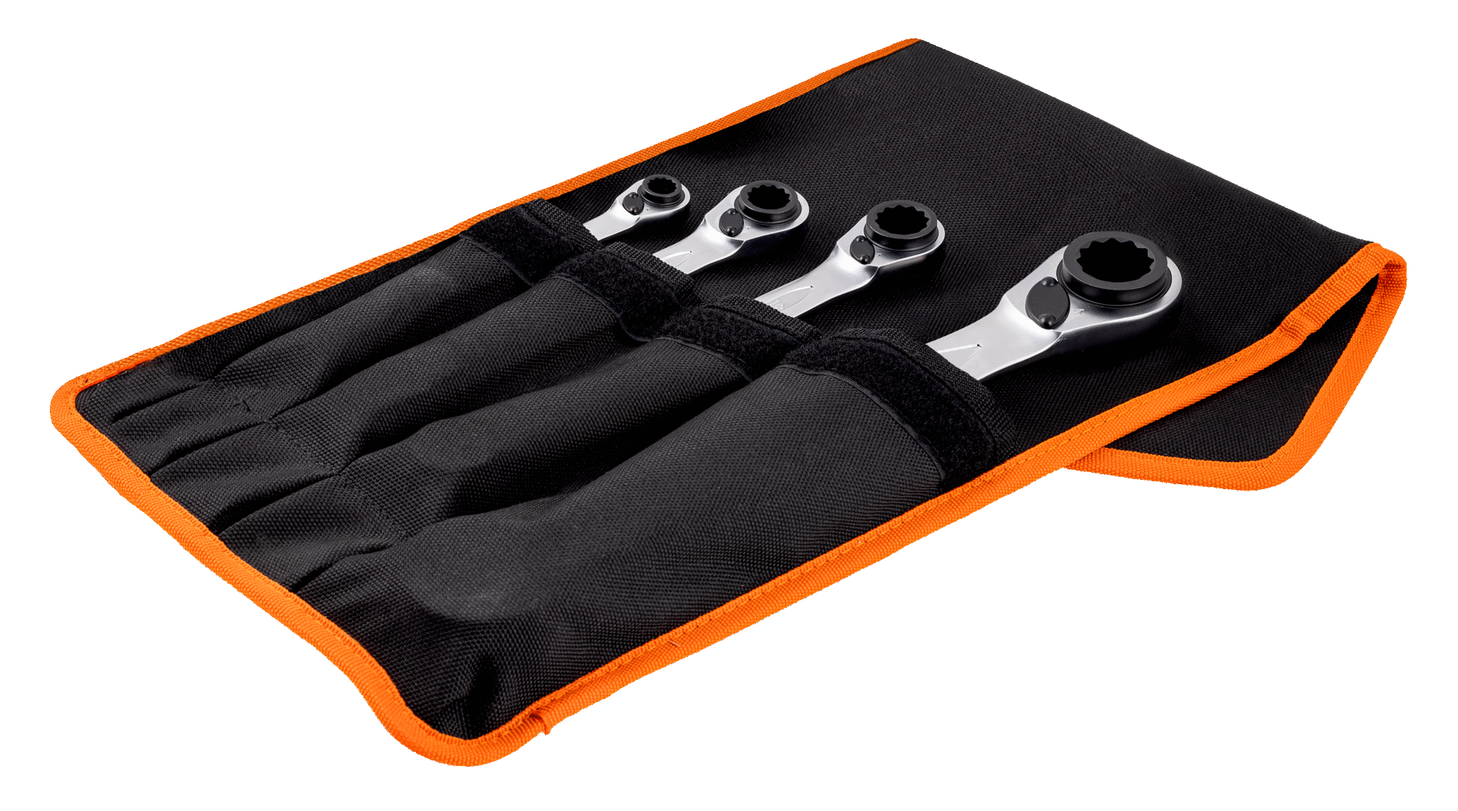 4Pce 4-in-1 Ratcheting Ring Wrench Set S4RM/4T by Bahco