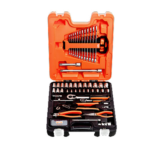 81Pce 1/2 + 1/4" Socket Set With Tools by Bahco