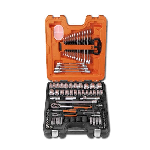 94Pce 1/4"& 1/2"Combination Spanner & Socket Set S87+7 by Bahco