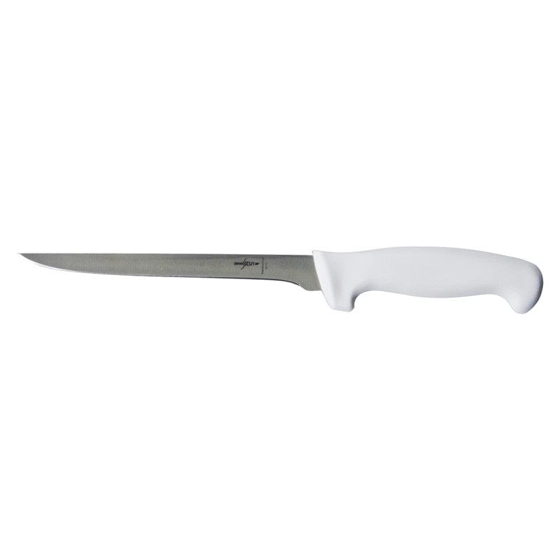 Sicut 7" Filleting Knife with White Handle SC1F7