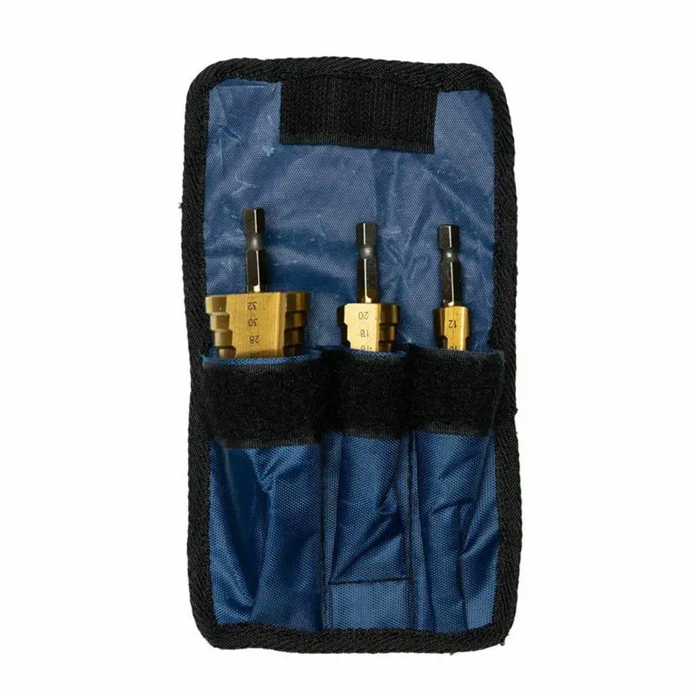 3Pce Stepped Drill Step Set Titanium Coated SDS3PCE by D2U