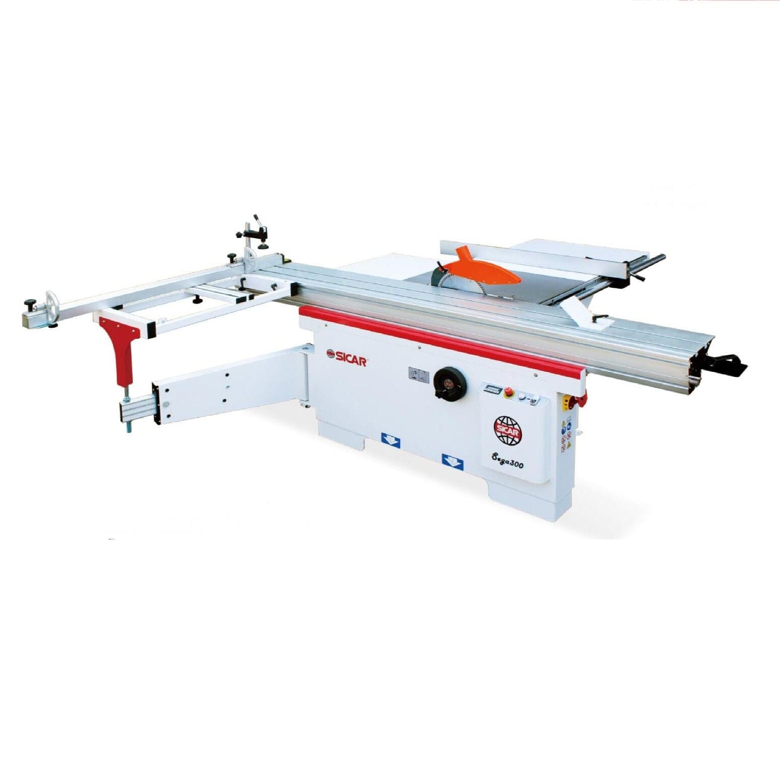 300mm (12") 4HP 1.6m Sliding Table Italian Designed Panel Saw 240V SEGA300 by Sicar