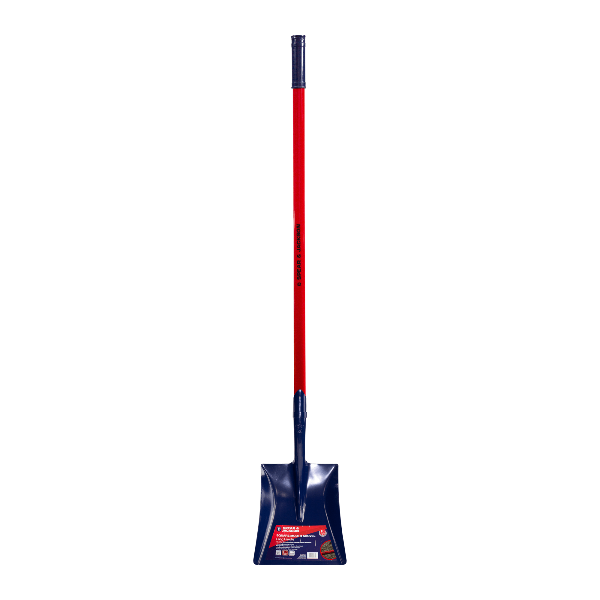 Square Mouth Shovel with County Fibreglass Handle SJ-SHO/60FG by Spear & Jackson
