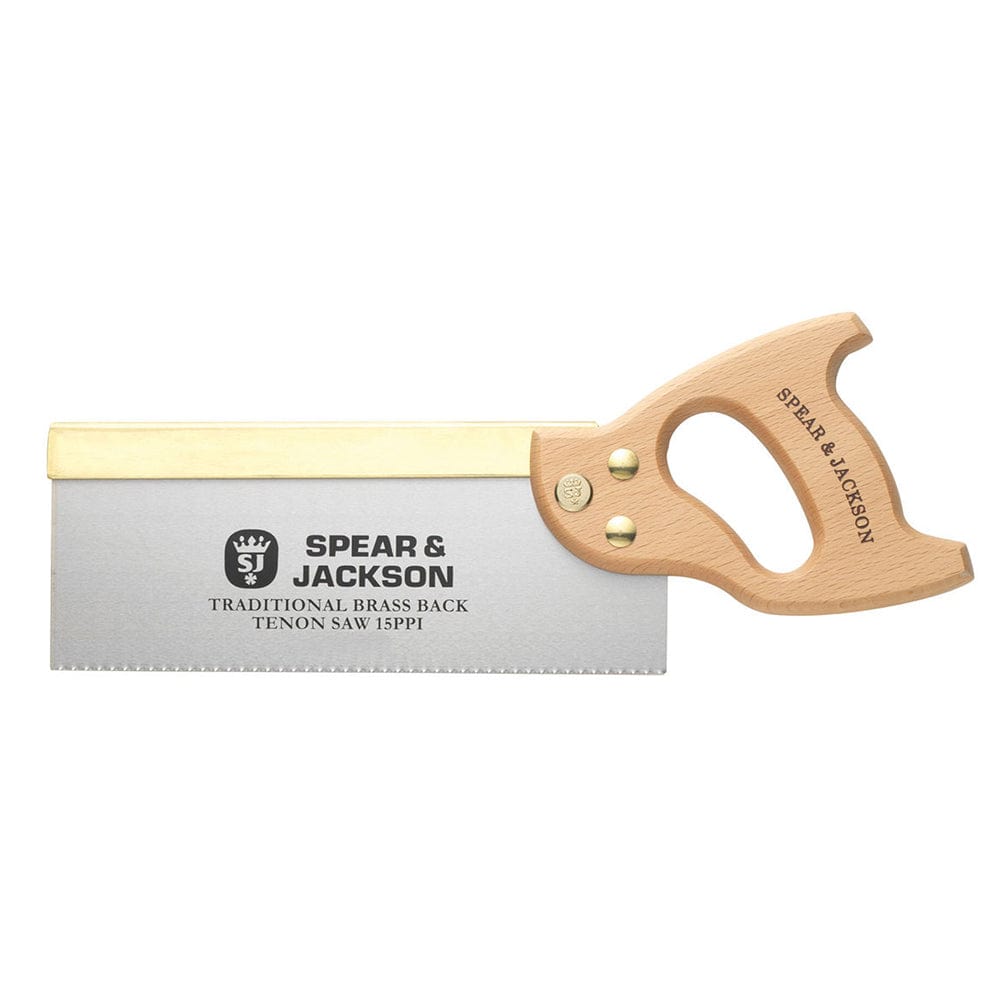 250mm 10" 15TPI Cross Cut Tenon Saw with Beech Handle SJ-9540B by Spear & Jackson