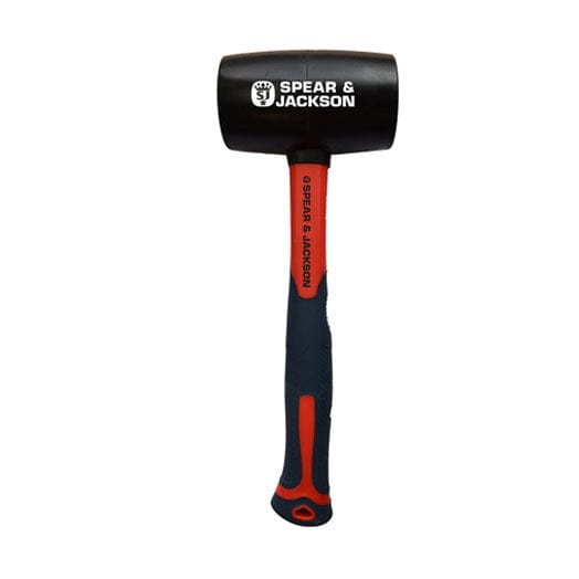 450g Rubber Mallet Fibreglass Handle SJ-RM16FG by Spear & Jackson