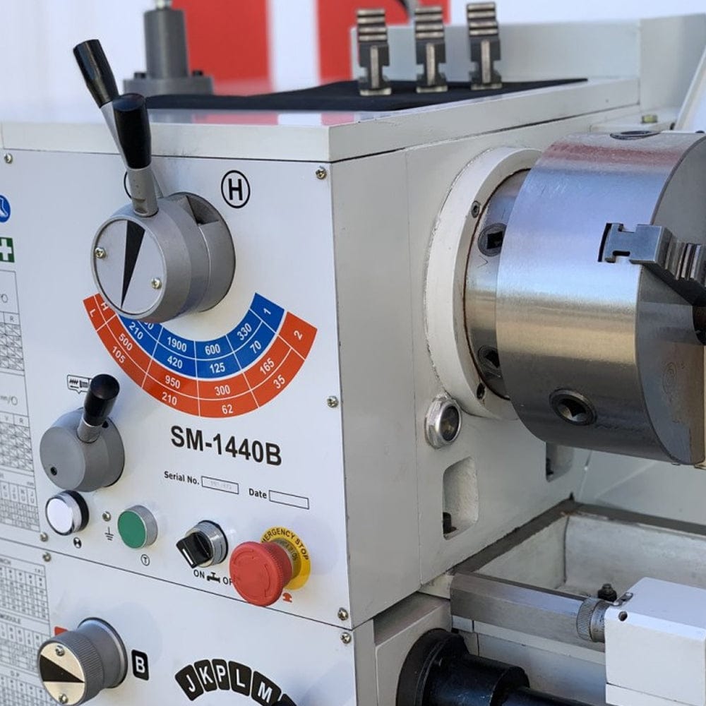 Metal Centre Lathe 1000mm (40") Centres 356mm Swing 415V SM-1440B by Steelmaster Engineering