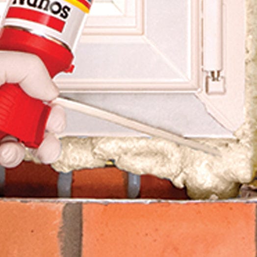750ml PU Gap Filling Expanding Foam Genius Gun in Champagne 130373 by Soudal