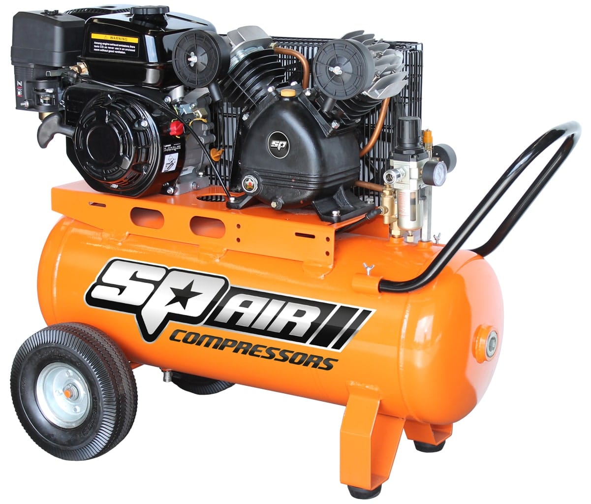 60L 6.5HP Petrol Driven Air Compressor SP17P by SP Tools