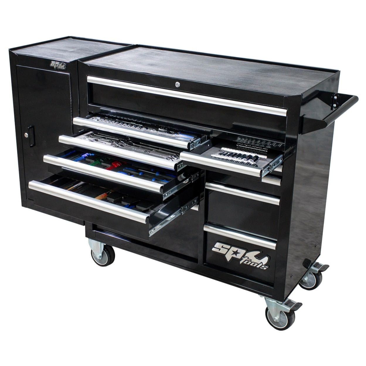 237Pce Black Tool Trolley (with Tools) Kit SP50626X by Sp Tools