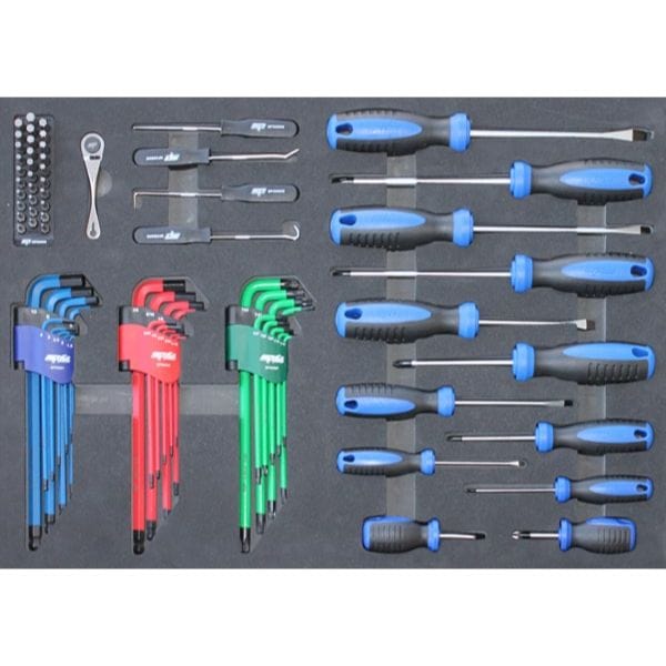 237Pce Black Tool Trolley (with Tools) Kit SP50626X by Sp Tools