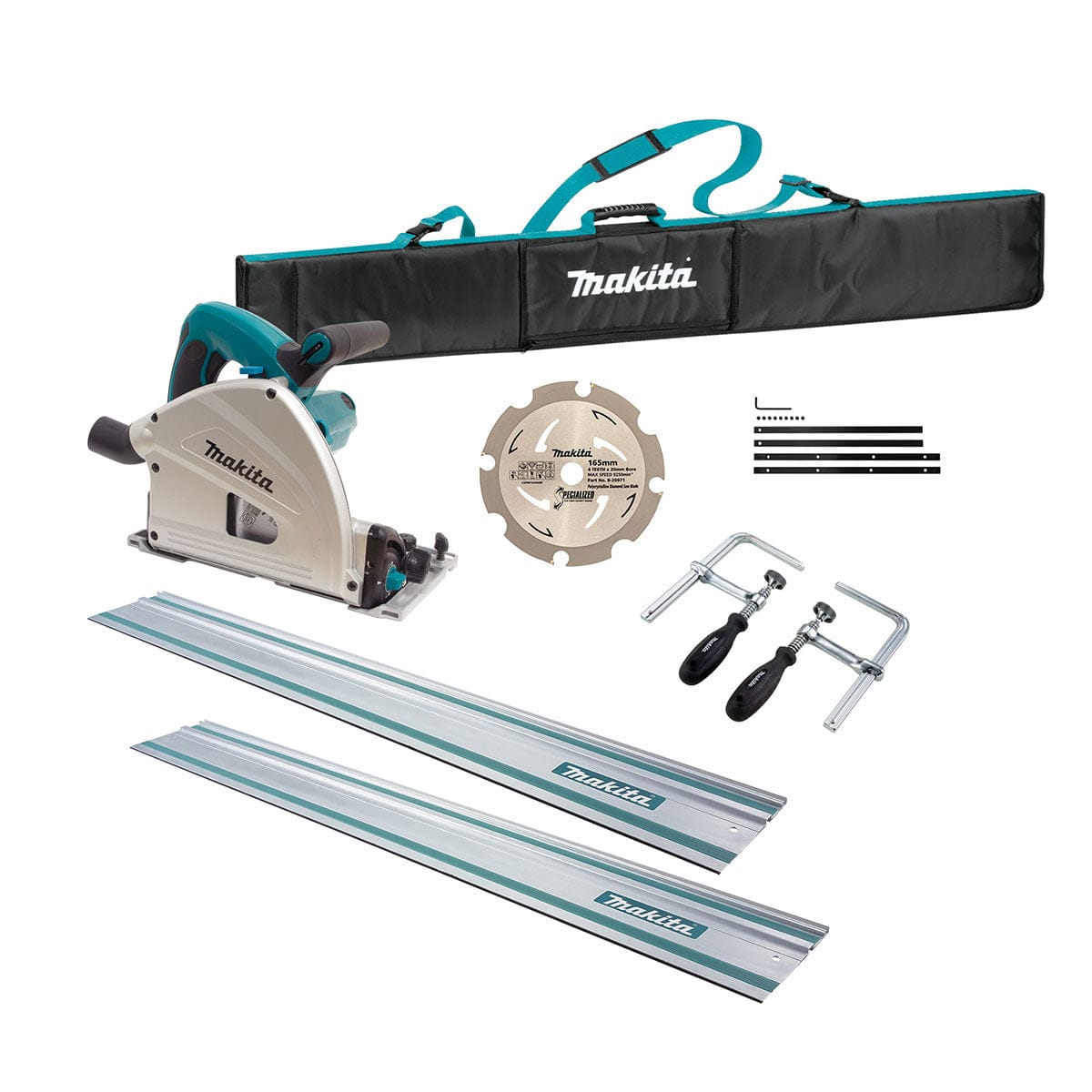 165mm (6-1/2") Plunge Cut Circular Saw Kit SP6000JT2X by Makita