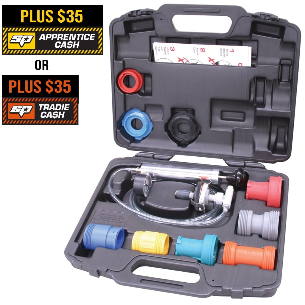 Cooling System Pressure Tester - Deluxe SP70889 by SP Tools