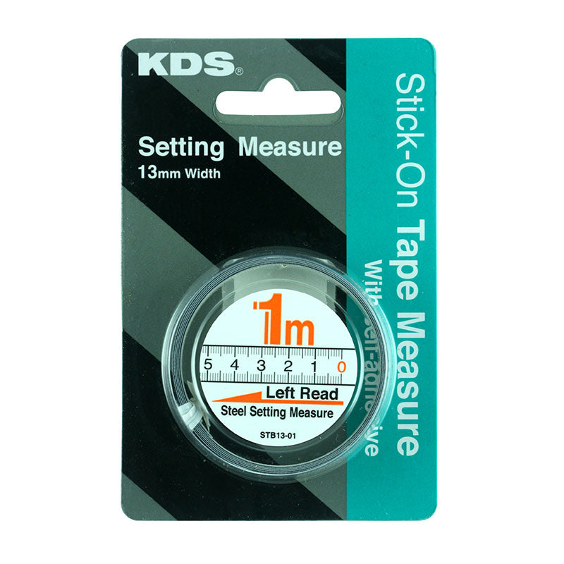 1m Left Read (Right to Left) Stick-On Advesive Bench Tape Measure STB13-01BP by KDS