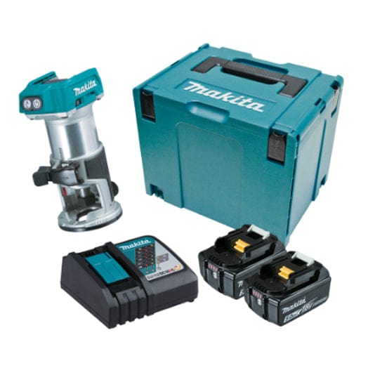 18V Cordless Brushless Laminate Trimmer Kit Bare (Tool Only) DRT50RTJ by Makita