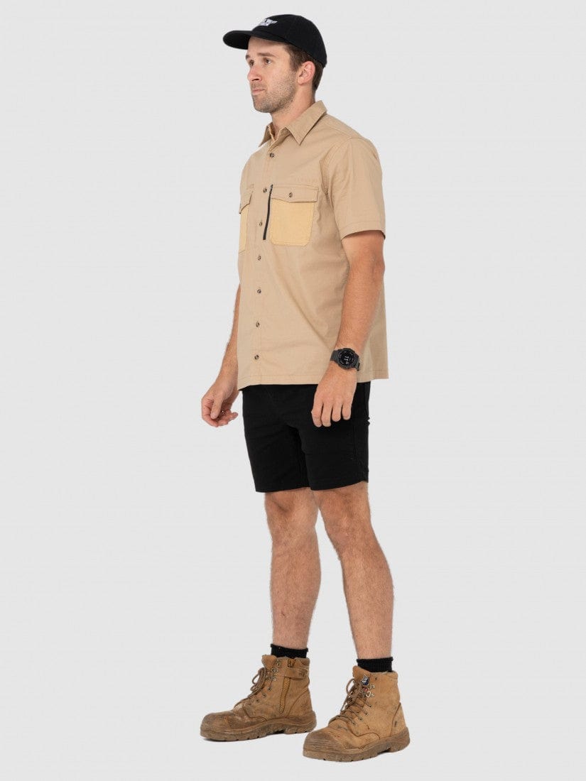 Rusty Trade R. Workwear Heavy Lifts 17 Elastic Short