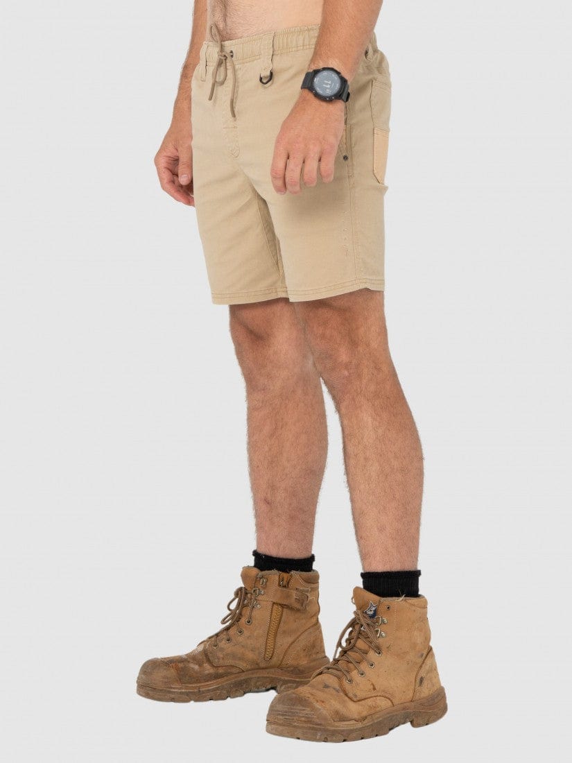 Rusty Trade R. Workwear Heavy Lifts 17 Elastic Short