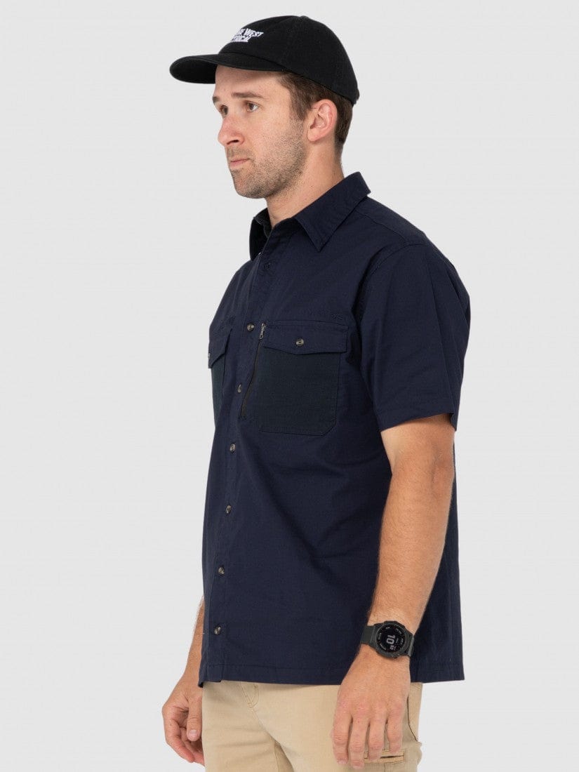 Rusty Trade R. Workwear Pressure Short Sleeve Shirt