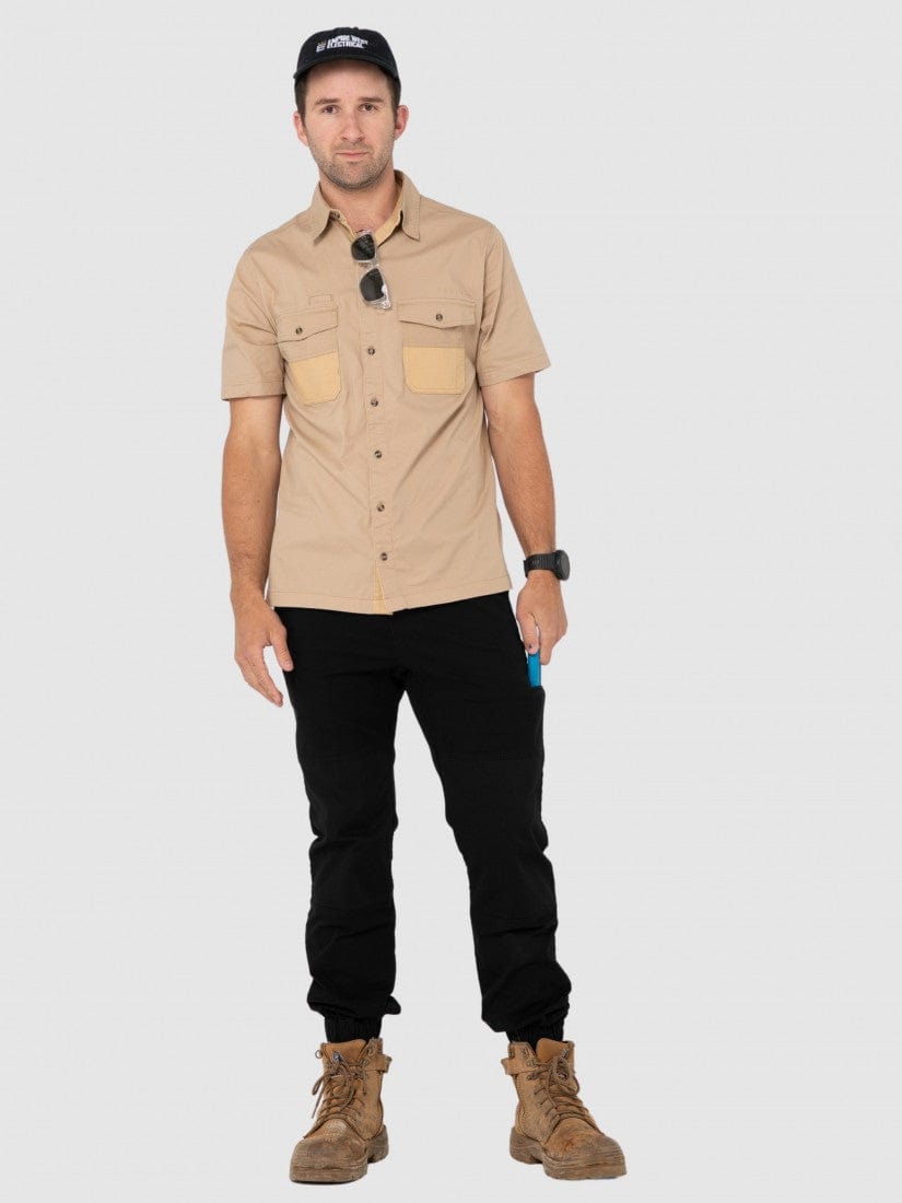 Rusty Trade R. Workwear Grindstones Short Sleeve Shirt