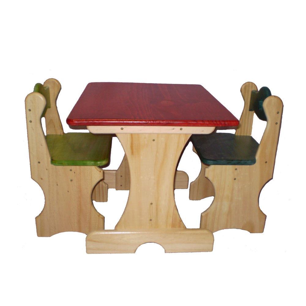 Kids 'Table and 2 Chairs' Wooden Toy Plan & Pattern